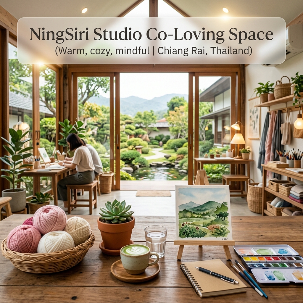 NingSiri Studio Co-Loving Space Interior